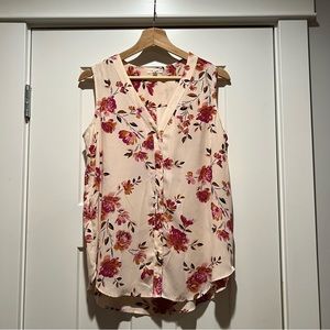 Floral Button-Up Tank Top (Maurice’s)